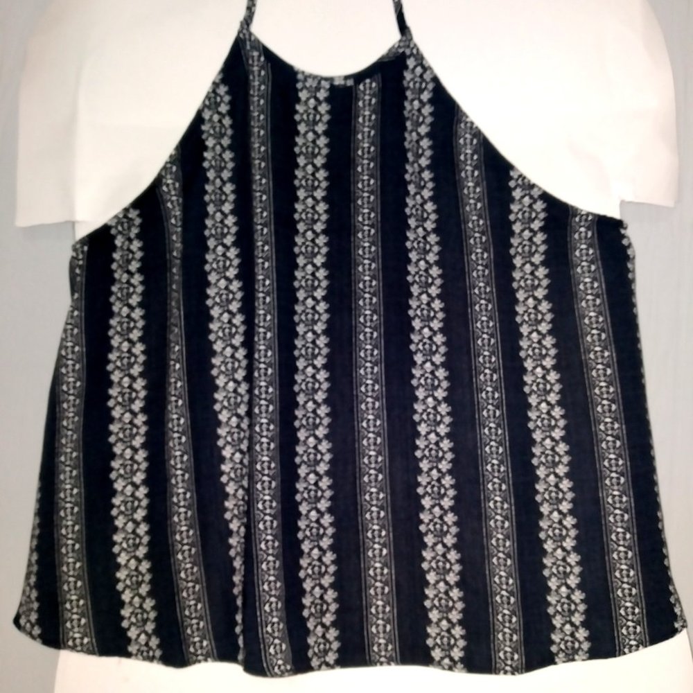 Paper Crane Cropped Tank Small S